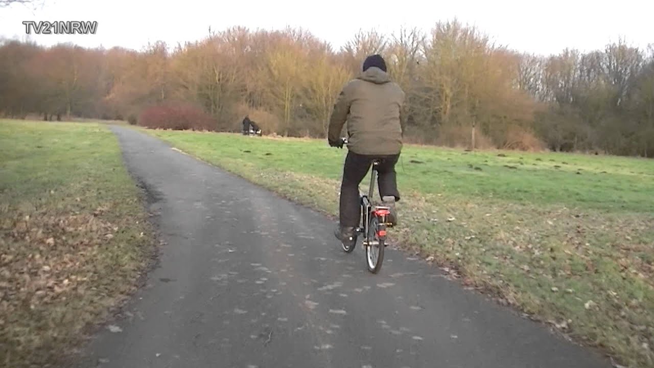 Pedelec Test Medion Witten Bochum Radweg Kemnadersee 18.2.2013 TVAlpino21NRW
