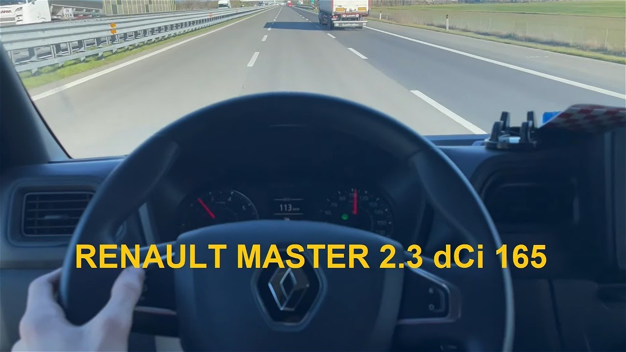 Renault MASTER 2.3 dCi 165 Panel Van - consumption on 110-120-130 km/h