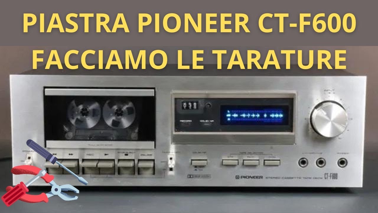 Piastra pioneer CT-F600 in laboratorio
