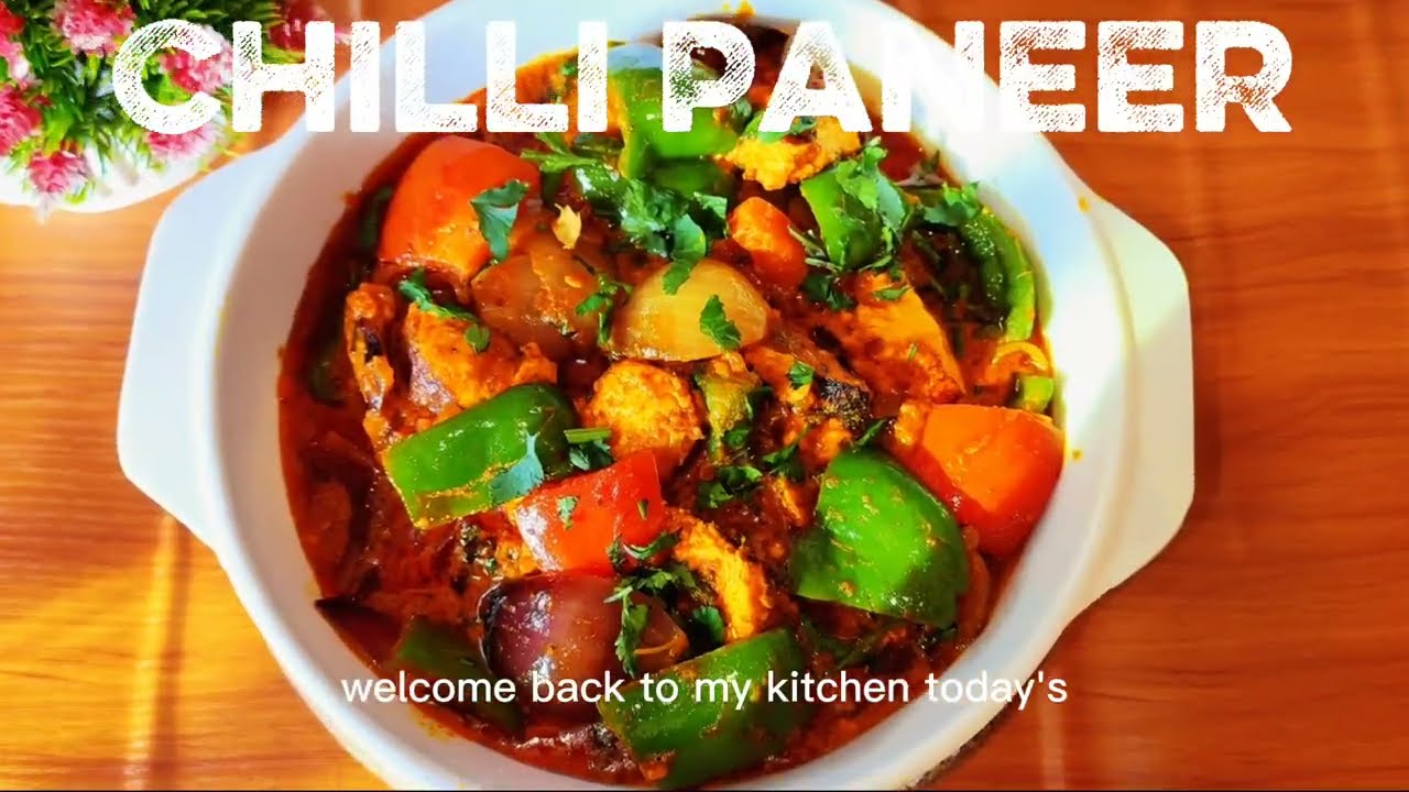 Chilli Paneer Recipe /Quick and Easy Paneer dish