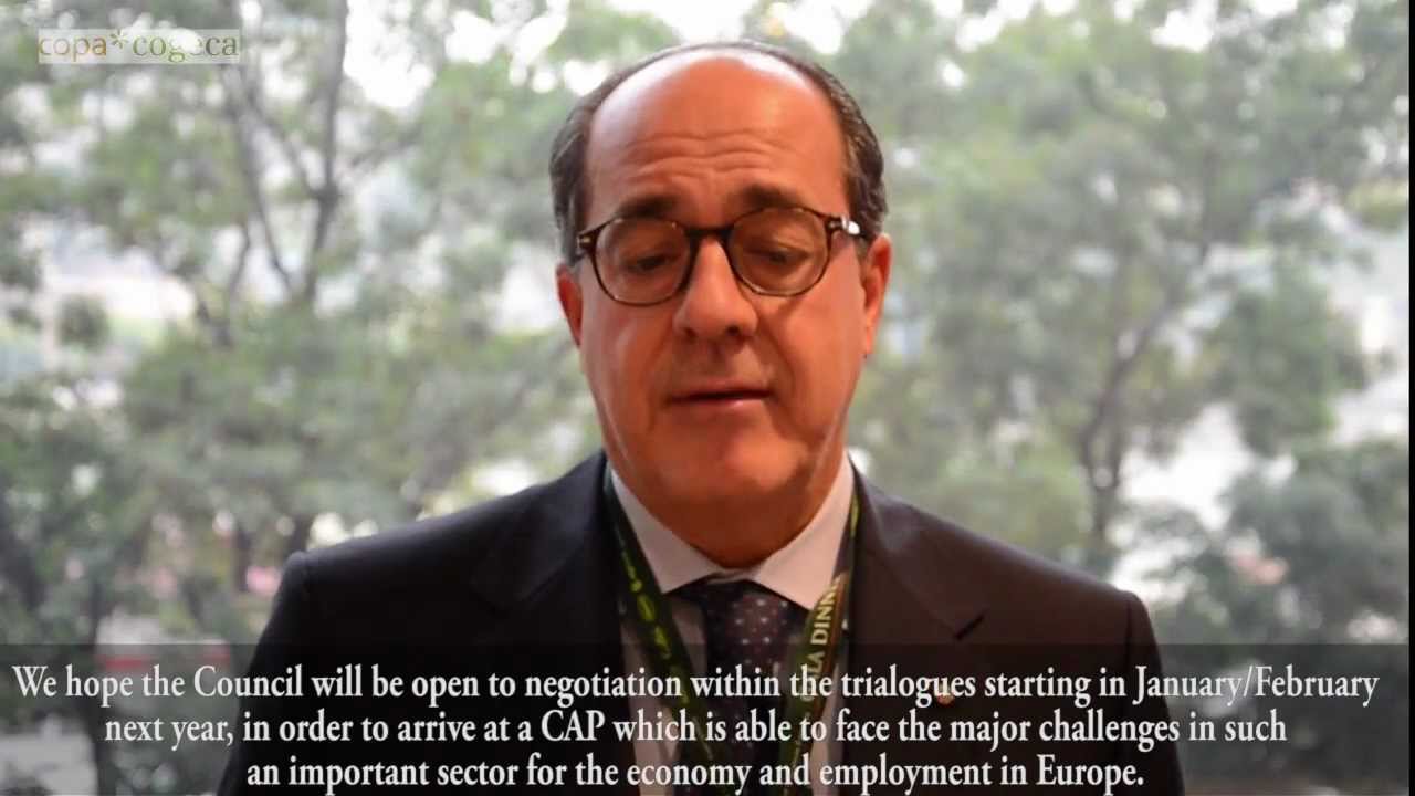 Paolo De Castro, Chair of the European Parliament's Agri-Committee_ 2012 Congress of EU Farmers