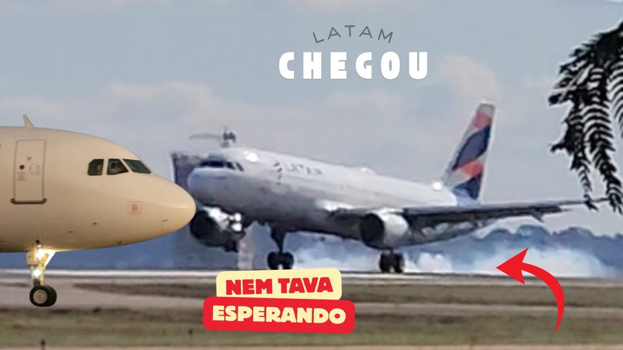Latam chegou, nem tava esperando#piloto #aviation #avião #aviação #goiania #latam #gol #azul #pouso