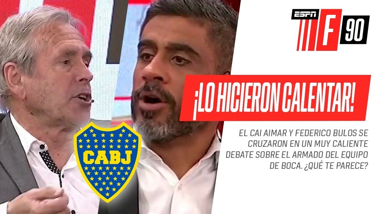 ¡LO HICIERON CALENTAR! #Aimar y #Bulos se cruzaron en un PICANTE DEBATE sobre los juveniles de #Boca