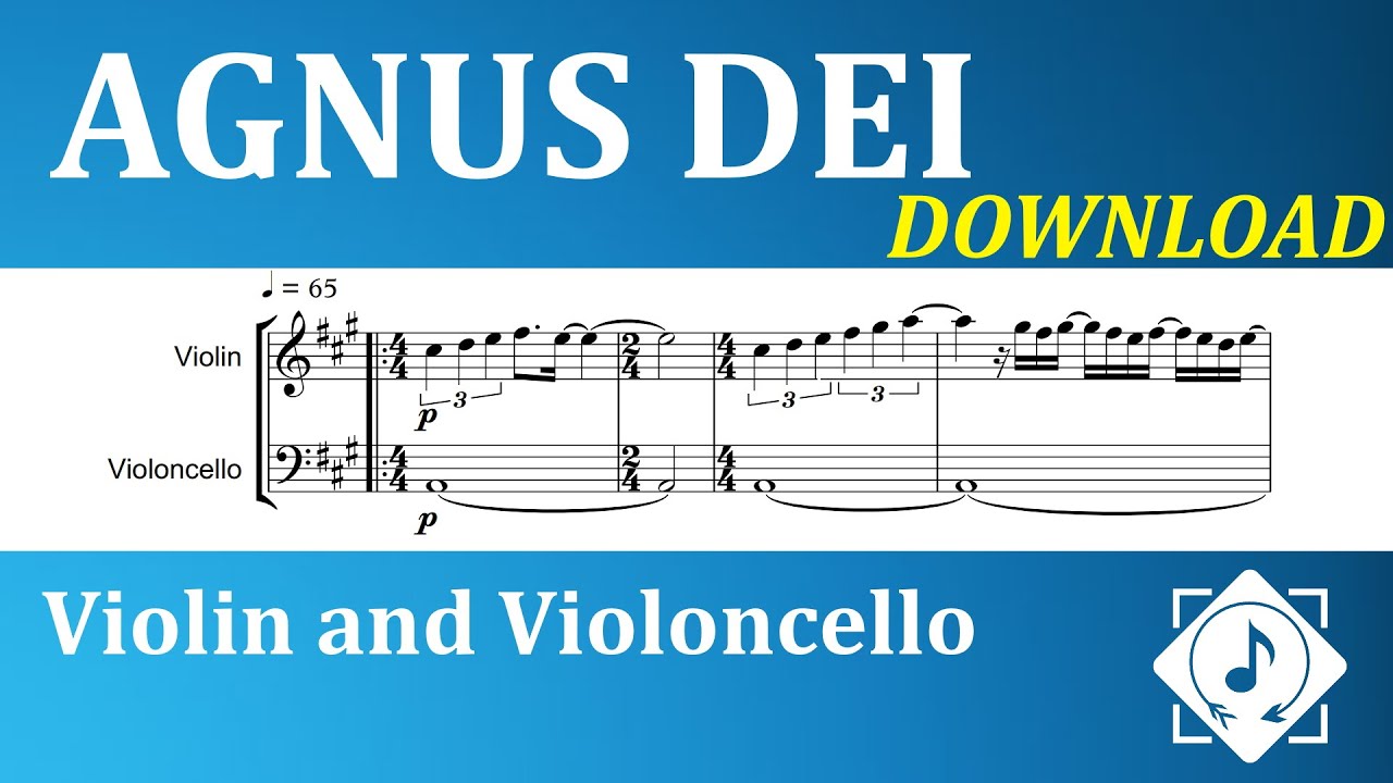 Agnus Dei - Violin and Cello - Sheet Music for String Duo