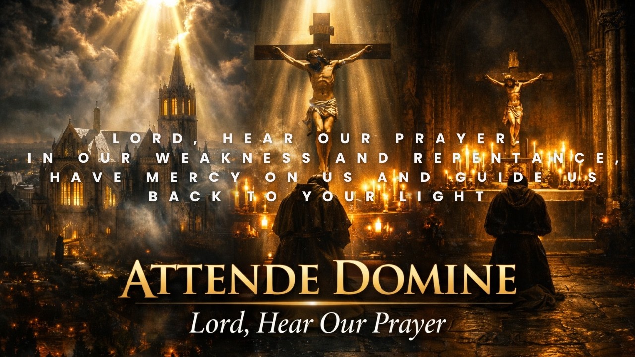 Attende Domine – Lord, Hear Our Prayer | Sacred Gregorian Chant for Lent
