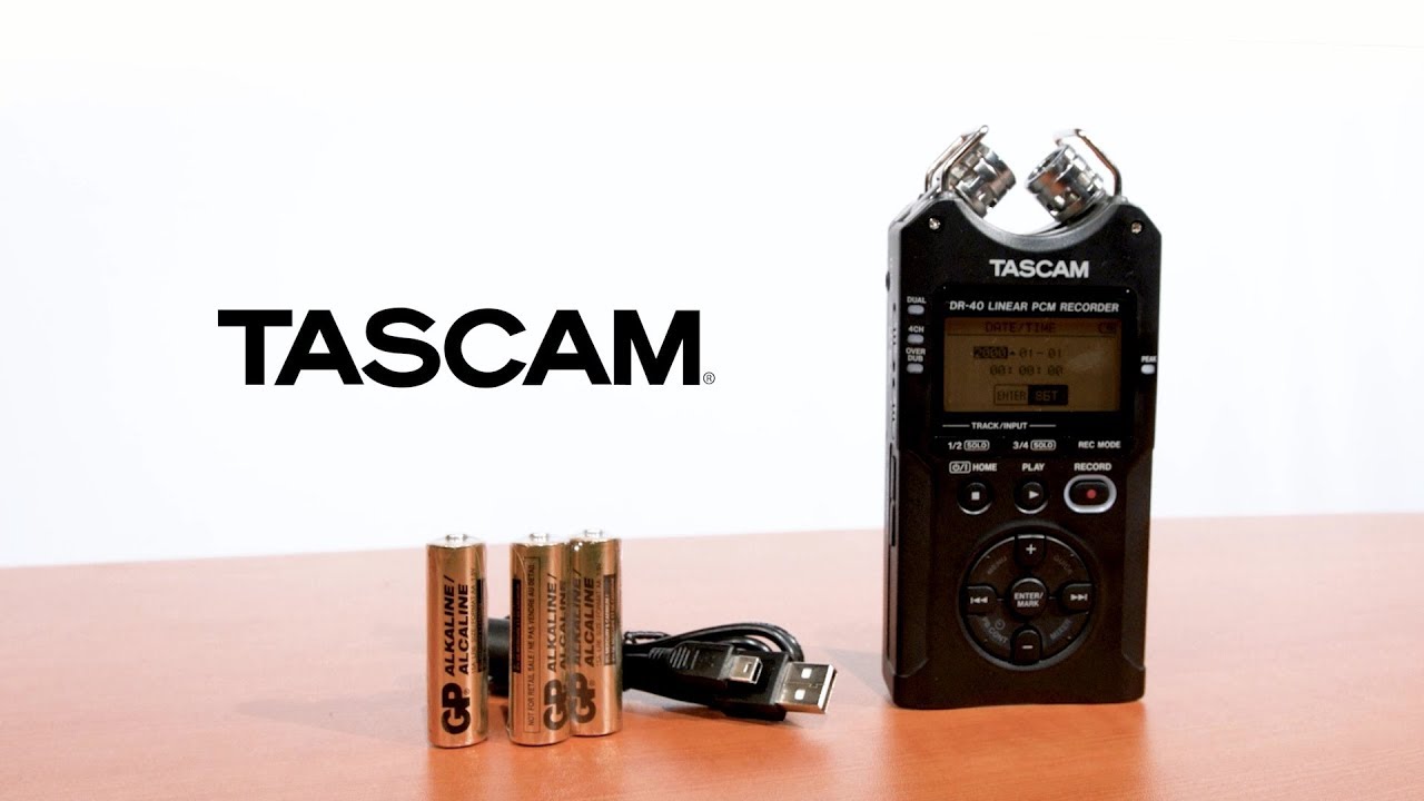 Tascam DR-40 Digital Portable Recorder | Gear4music