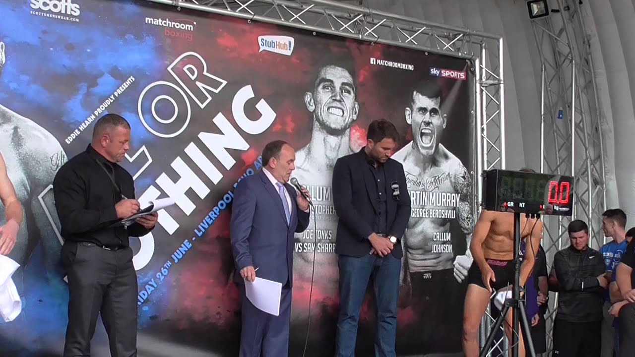 TOMMY MARTIN / TERRY NEEDHAM - WEIGH IN & HEAD TO HEAD