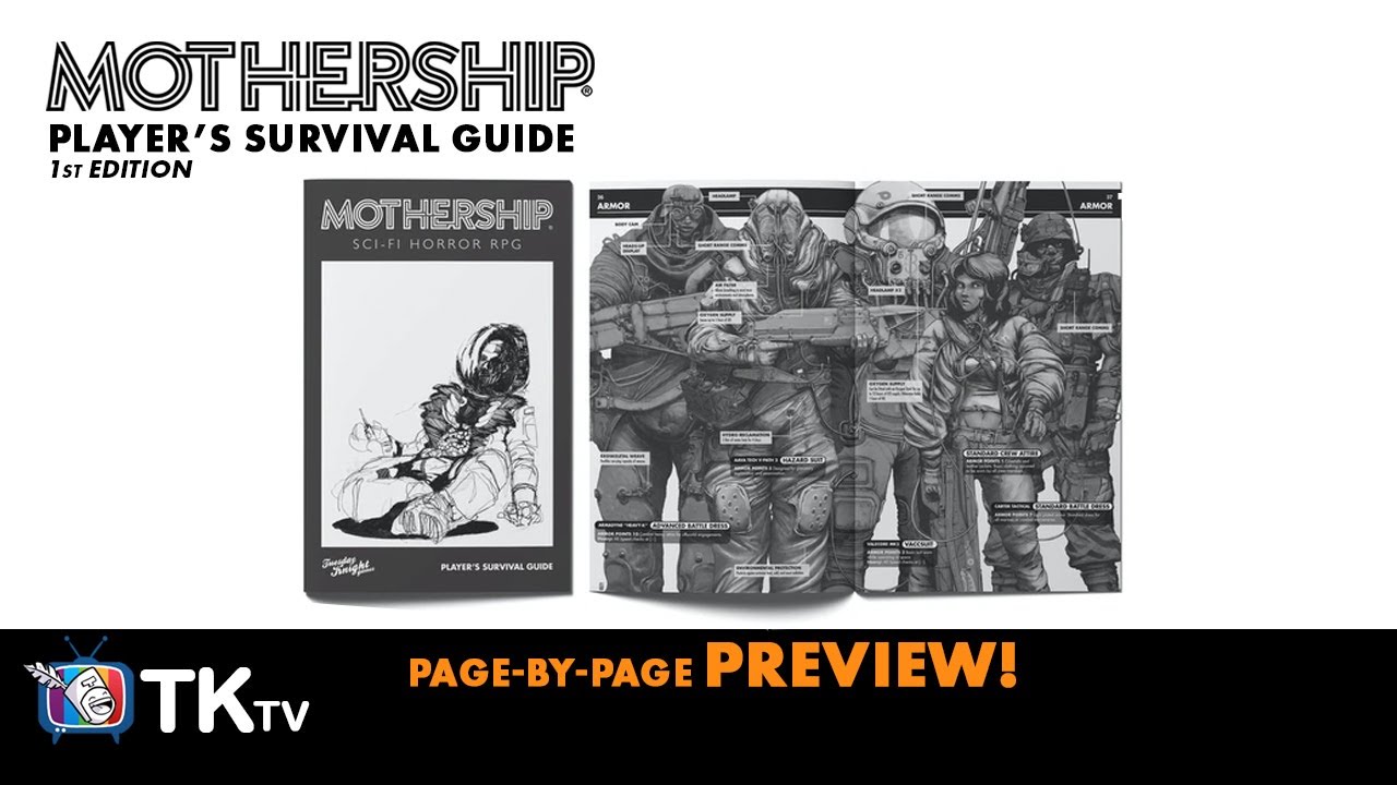 MOTHERSHIP Player Survival Guide PREVIEW | TKtv