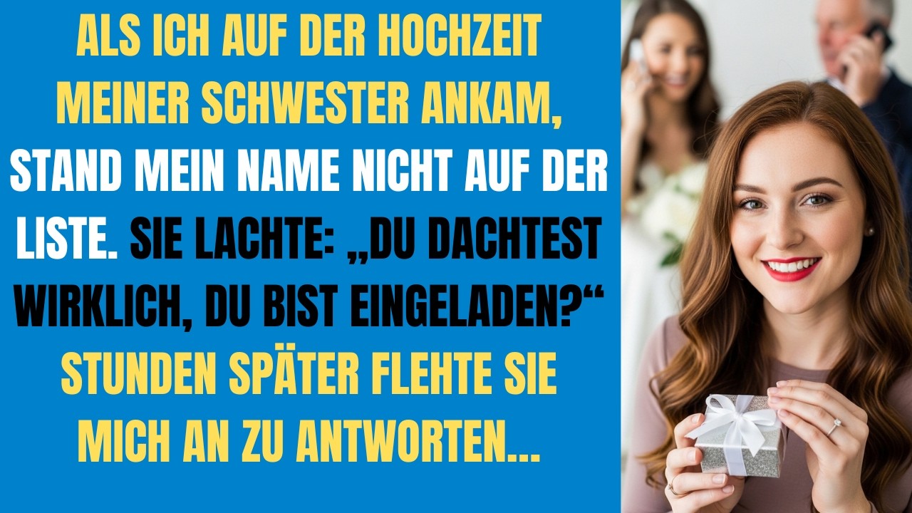 Nicht eingeladen zur Hochzeit — mein Geschenk zerstörte alles