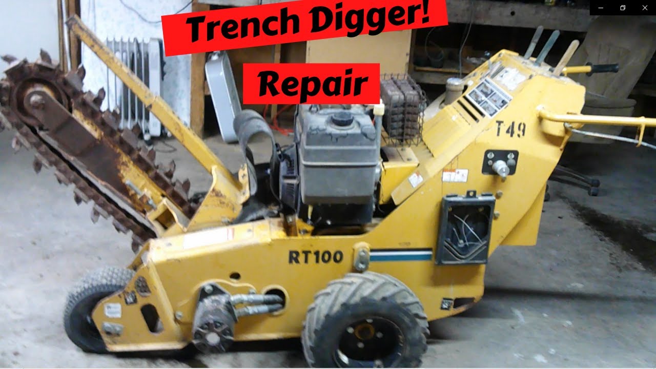 Vermeer RT100 Trencher Full Repair Guide.