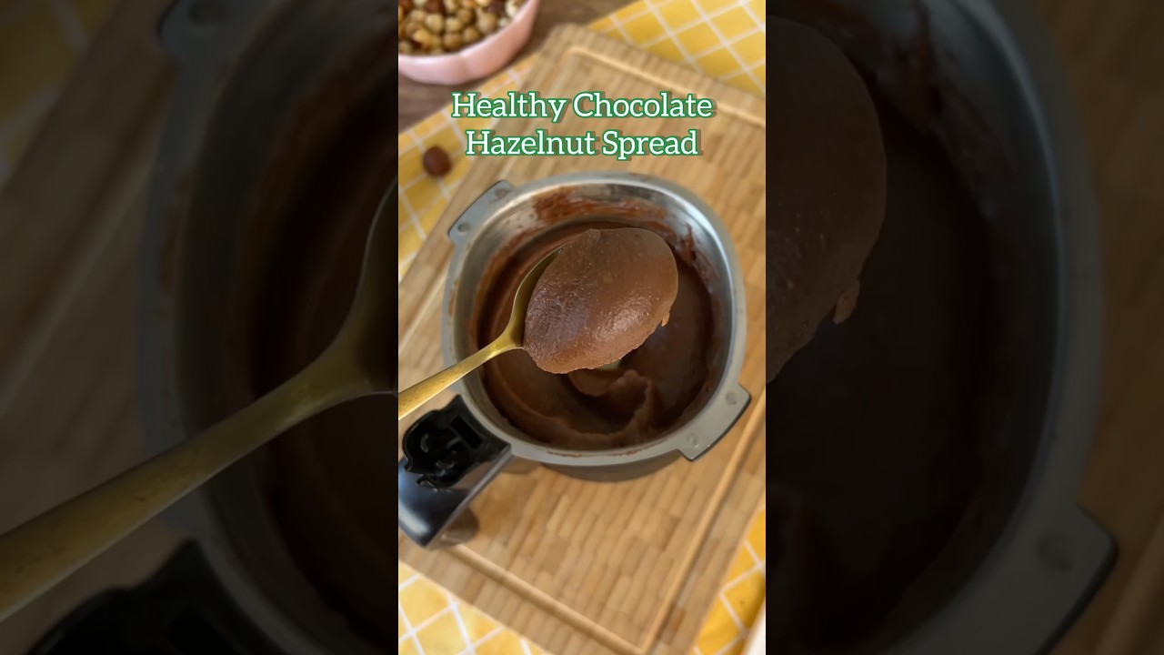 Health Choco - Hazelnut Spread ! This is easy & takes only 5 minutes to make. No refined sugar