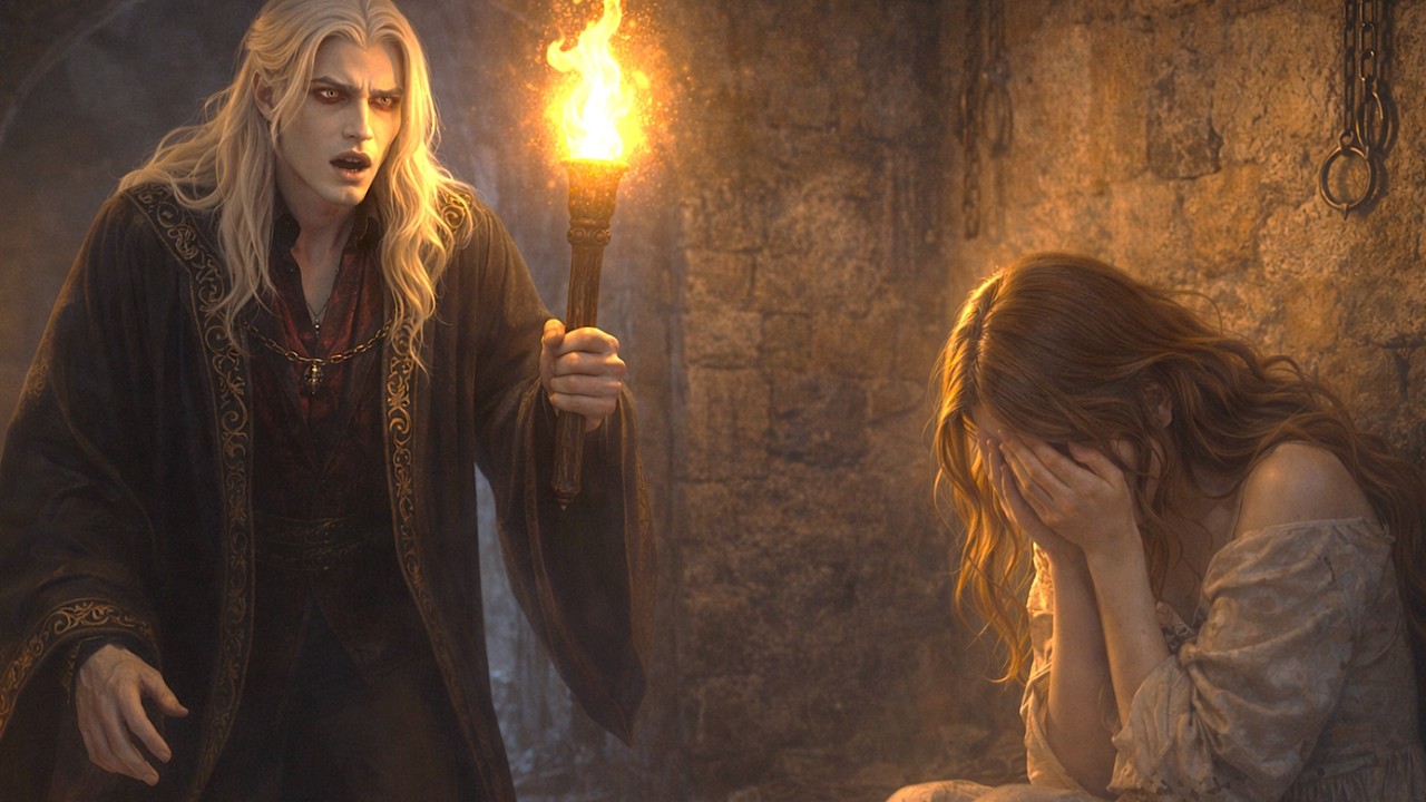 The Vampire King Followed a Cry Below His Castle—Her True Identity Stunned Him Silent