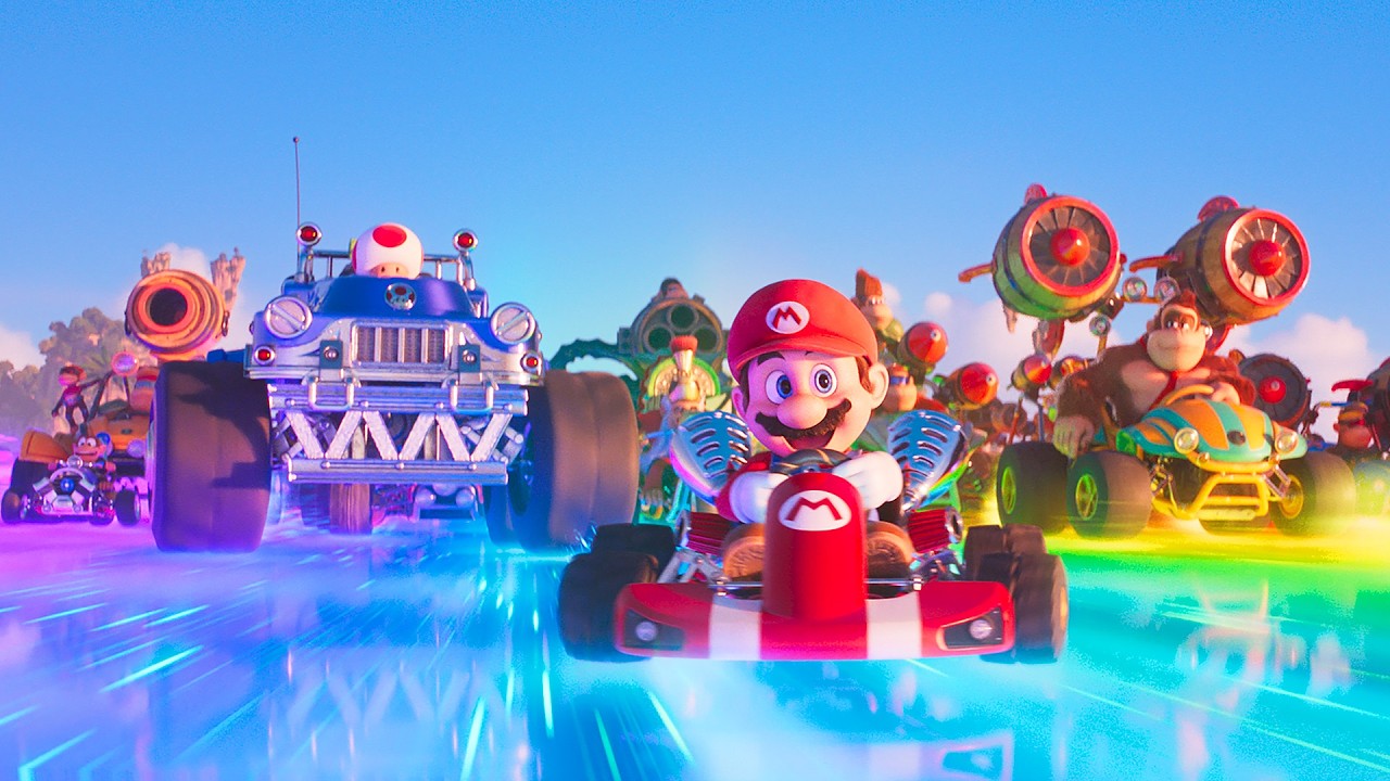 All The BEST Mario Kart Scenes From The Super Mario Bros Movie