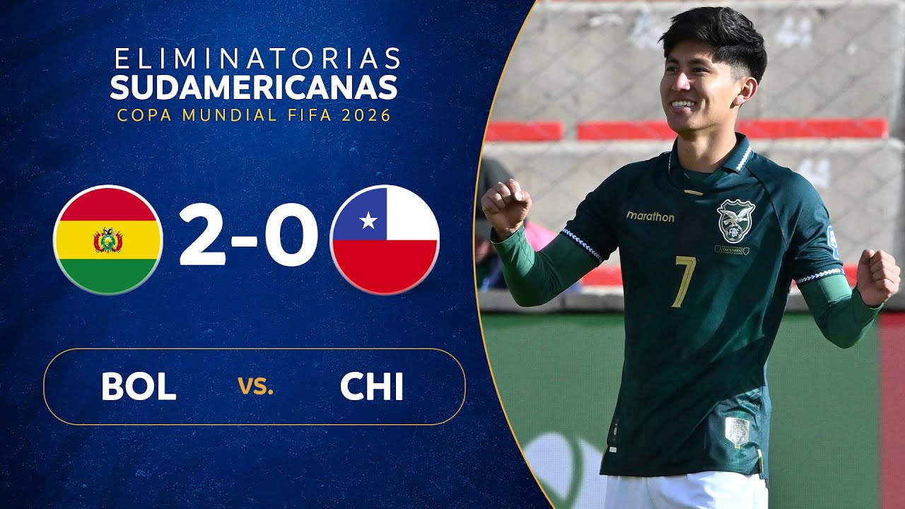 BOLIVIA vs. CHILE [2-0] | RESUMEN | ELIMINATORIAS SUDAMERICANAS | FECHA 16