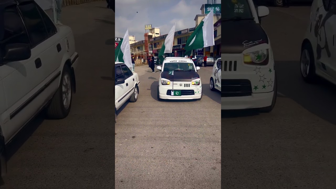 Alto - Pakistan Independence Day 2023 | Islamabad #naddy #whitecandy #alto #altomodified #alto660