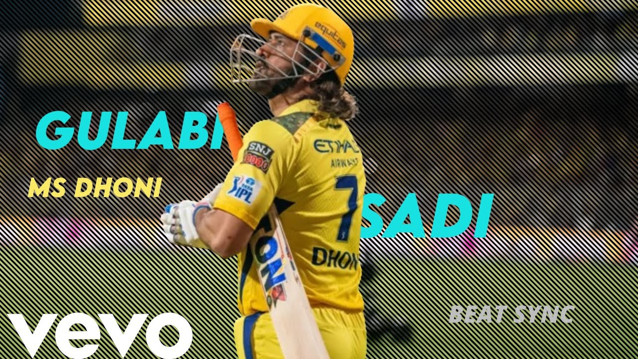 GULABI SADI X MS DHONI •BEAT SYNC•