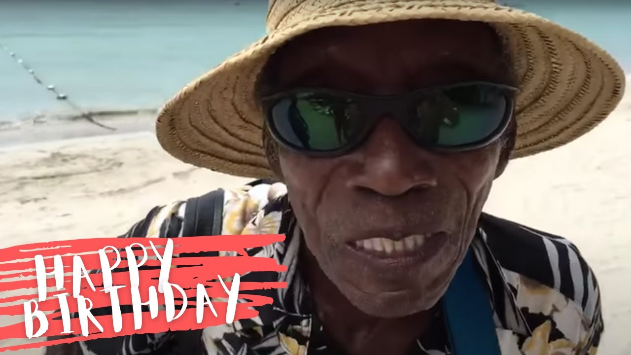 Jamaican Reggae in Negril, Rastaman Happy Birthday Song, 7 Mile Beach