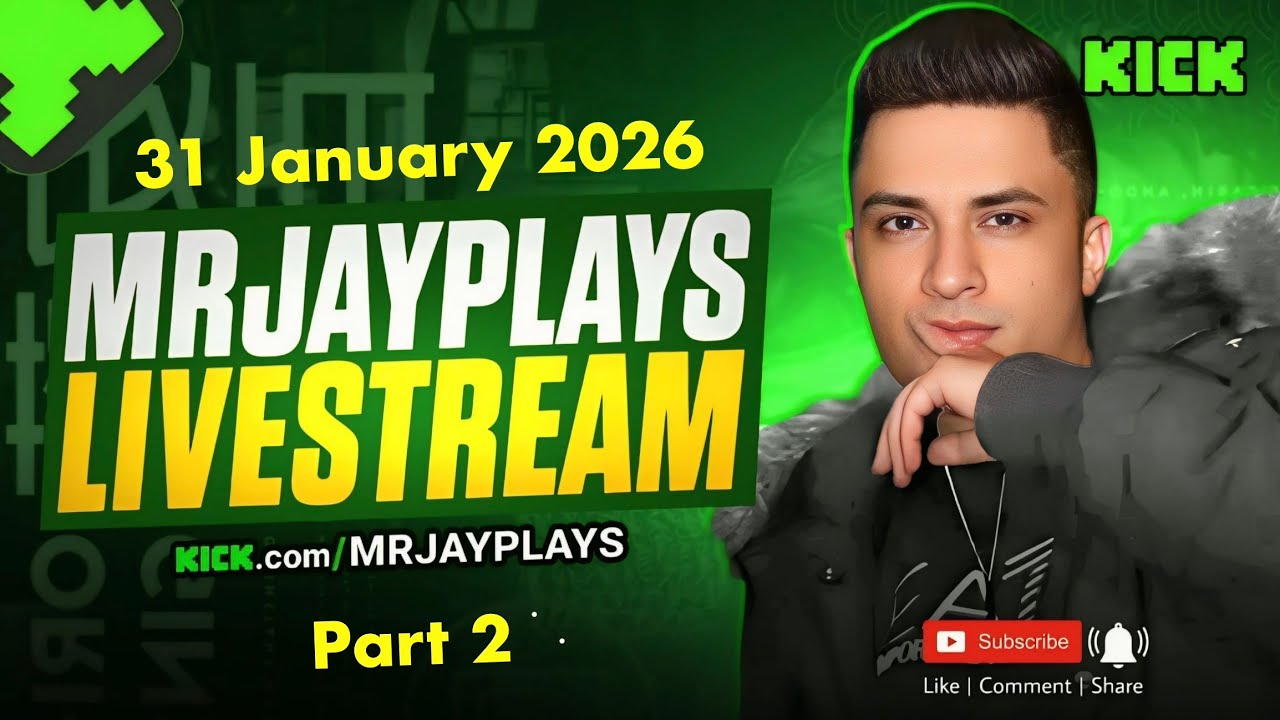 🔴 LIVE | MrJayPlays Kick Livestream PART 2 (31 January 2026) 🔥