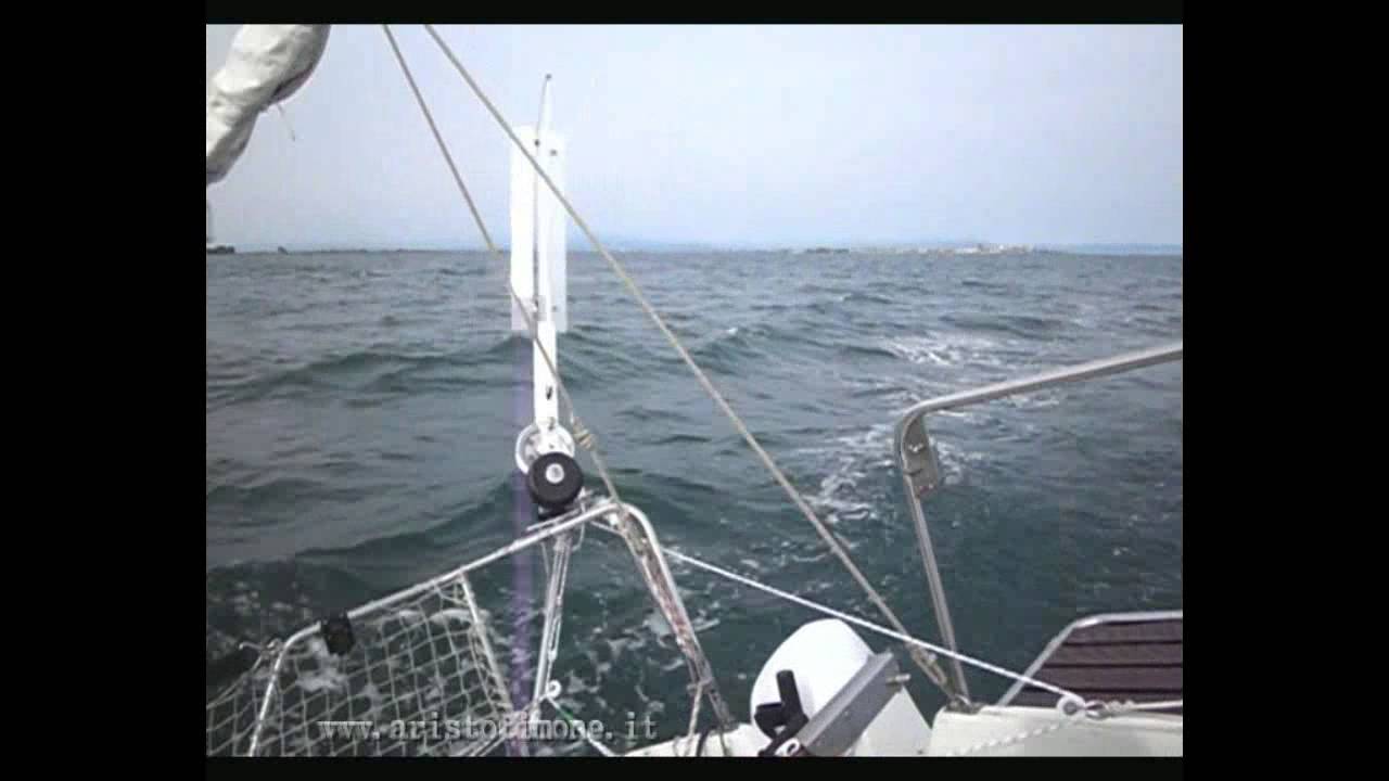 ARISTO new Self Steering system (Windvane) for small sailboats (vid.1/2)