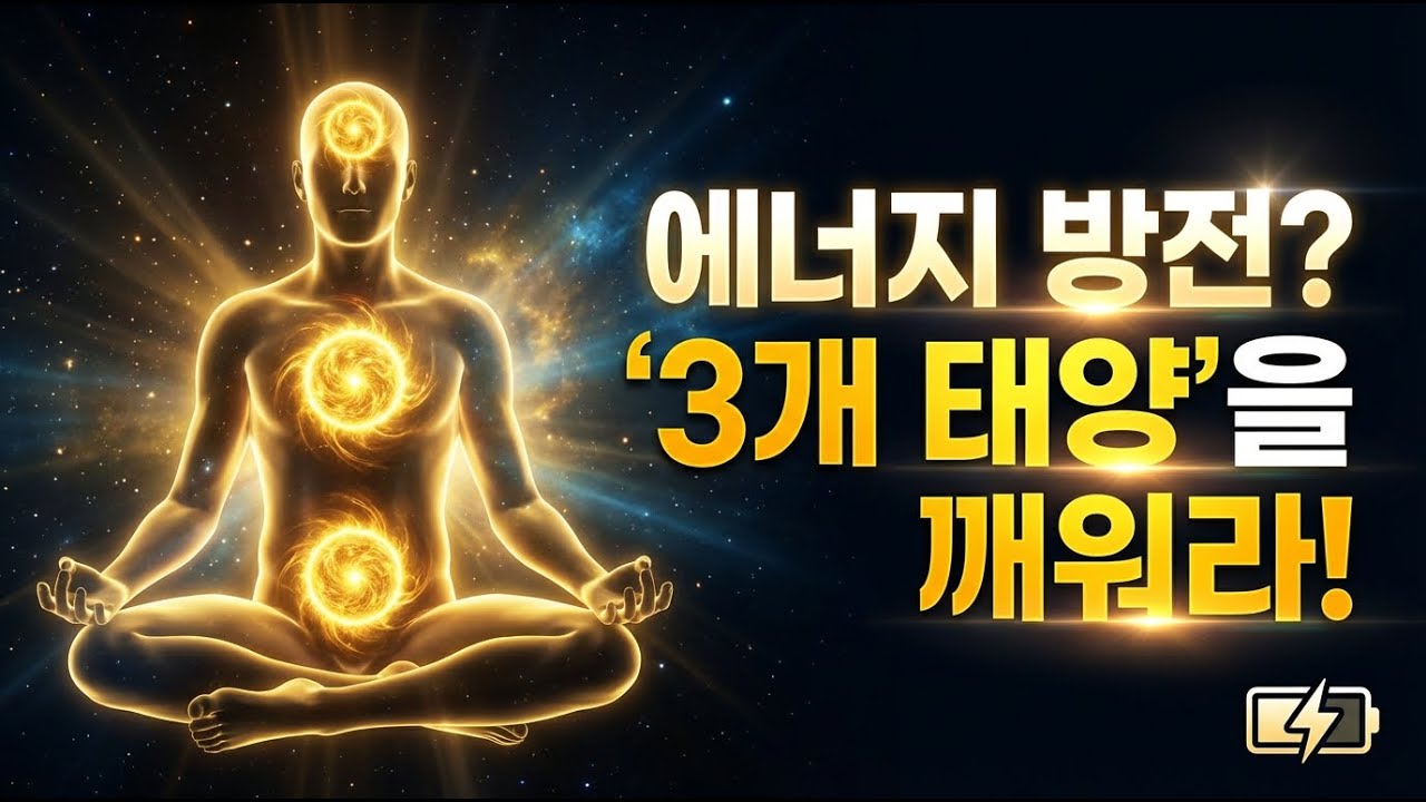 자도 자도 피곤한 진짜 이유, 내 몸속 '에너지 배터리'를 깨우는 5분 (태양신공)
