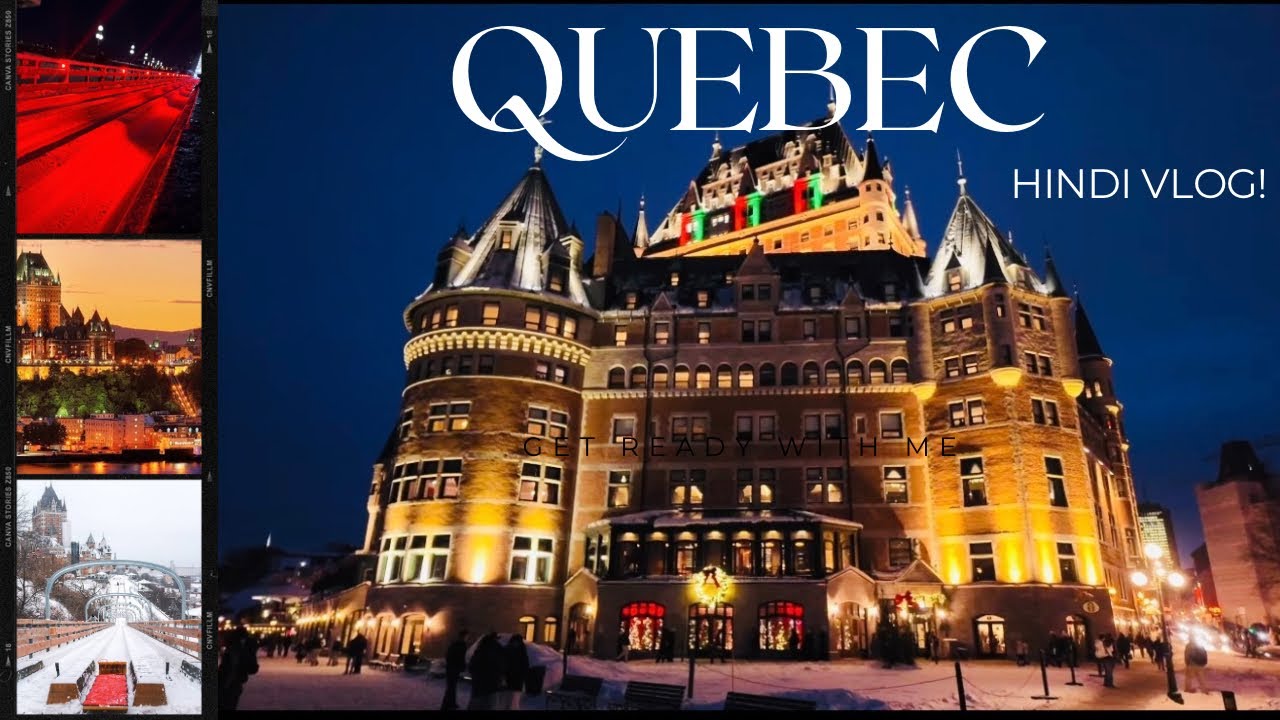 EXPLORING QUEBEC’S MOST FAMOUS HOTEL!! | aaj to maza hi agaya | Grace and Leo family vlogs