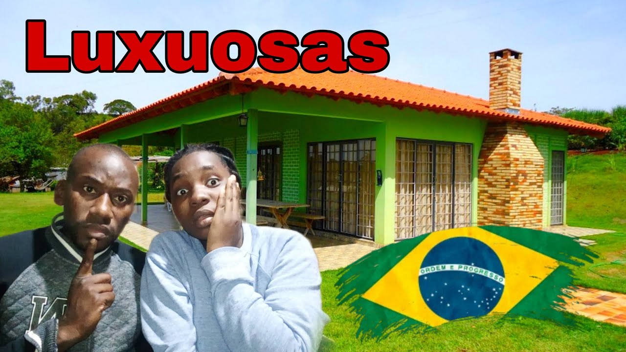 Afinal uma casa da Roça é assim no Brasil|| Africanos Reagindo. #brasil #10k