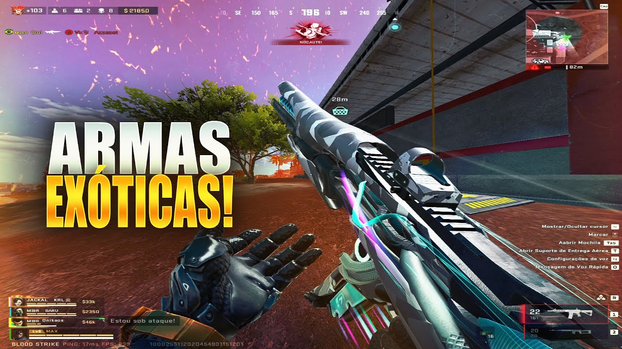 🔥 CAUSANDO O CAOS COM ARMAS EXÓTICAS - Blood Strike