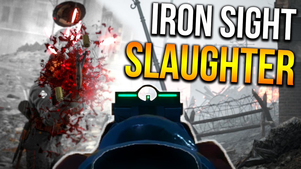 BATTLEFIELD 1 IRON SIGHT SPREES | BF1 Back to basics Scout Gameplay