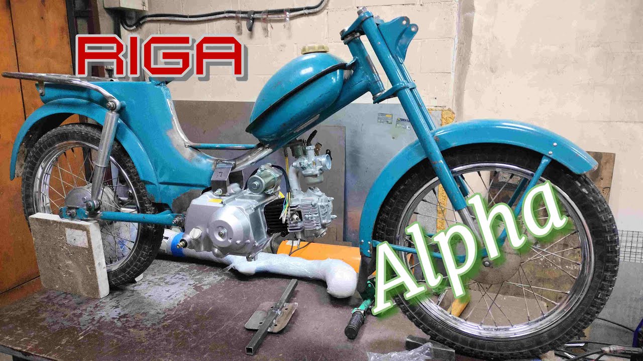 Установка мотора с альфы в ригу 4. Тюнинг советского мопеда. Часть 2
