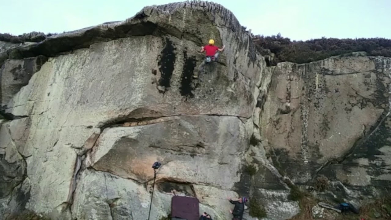 Purgatory, E8 7b, second ascent