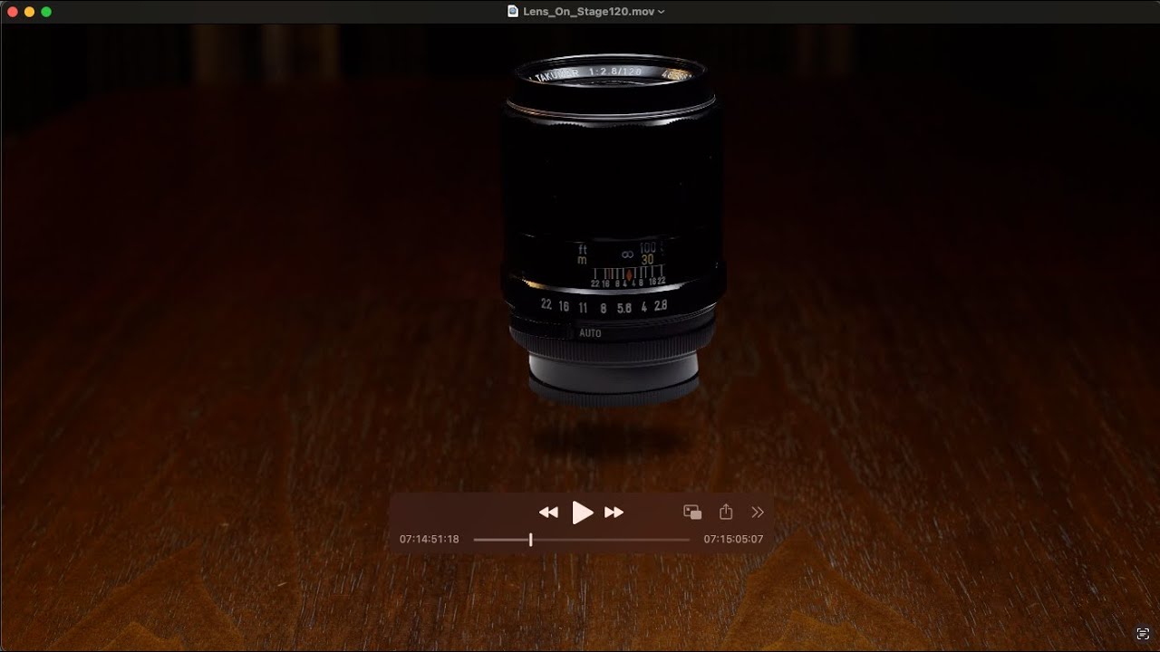 This is the Super-Multi-CoatedTakumar 120mm f/2.8. Chapter 41