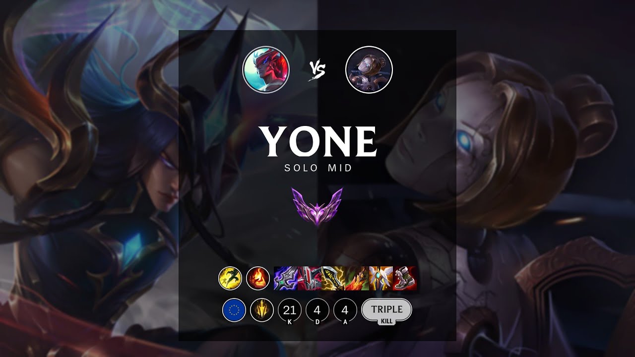 Yone Mid vs Orianna - EUW Master Patch 12.12