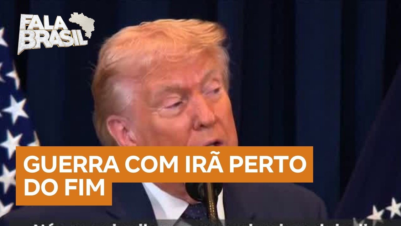 Trump afirma que conflito com Irã está próximo do fim