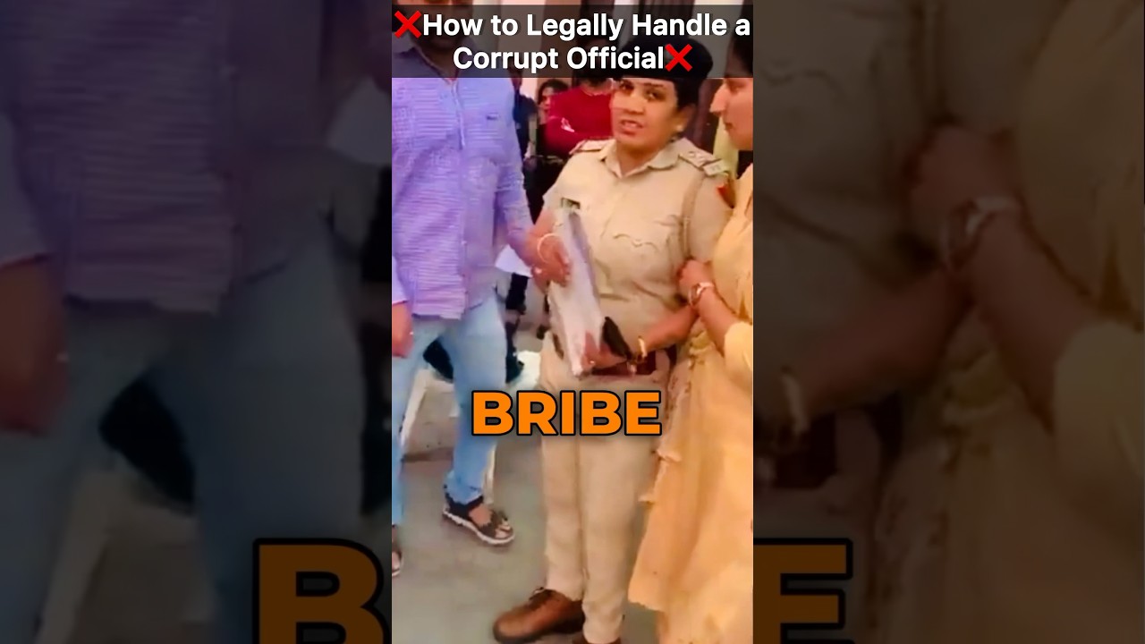 How to Legally Handle a Corrupt Official
