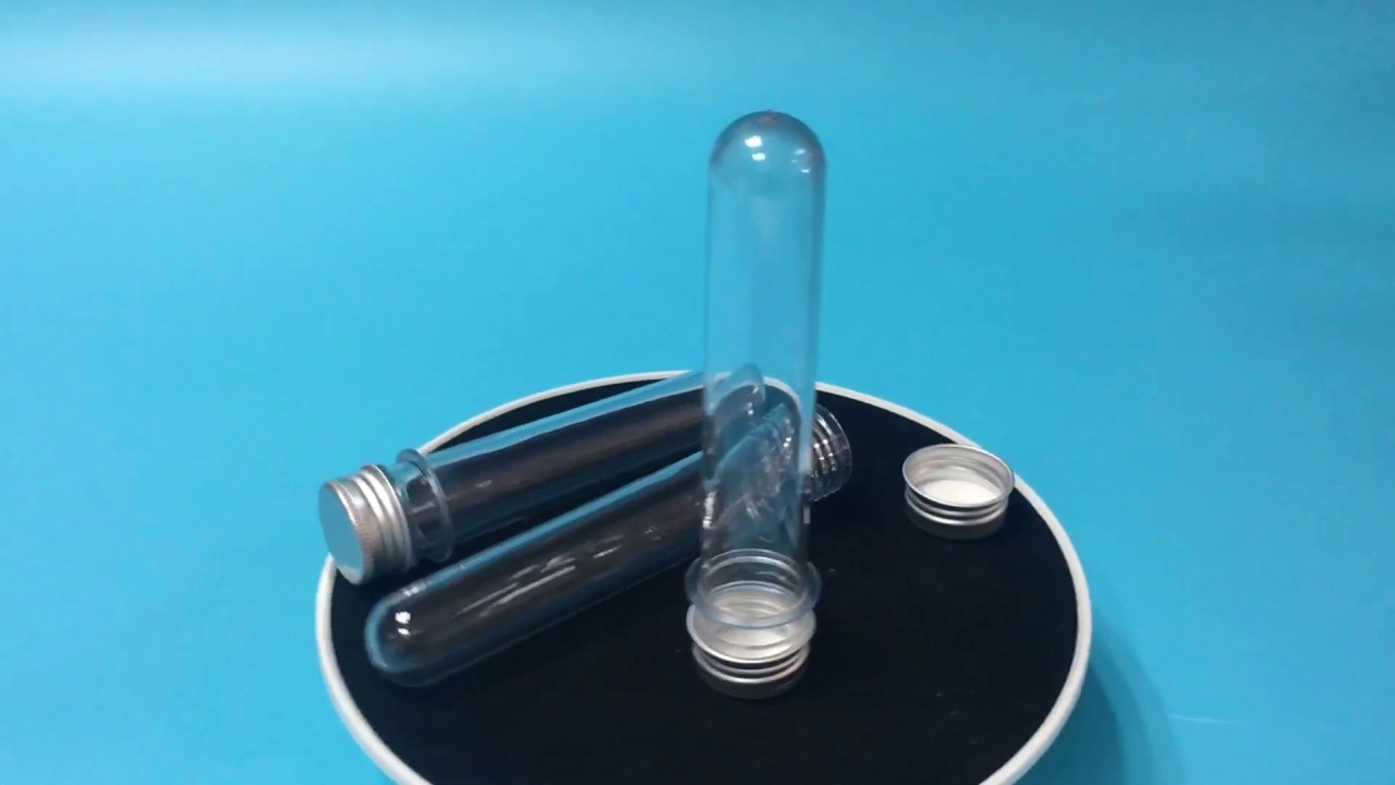 Wholesale 40Ml Plastic Tube Containers With Aluminum Screw Caps For Test Tube