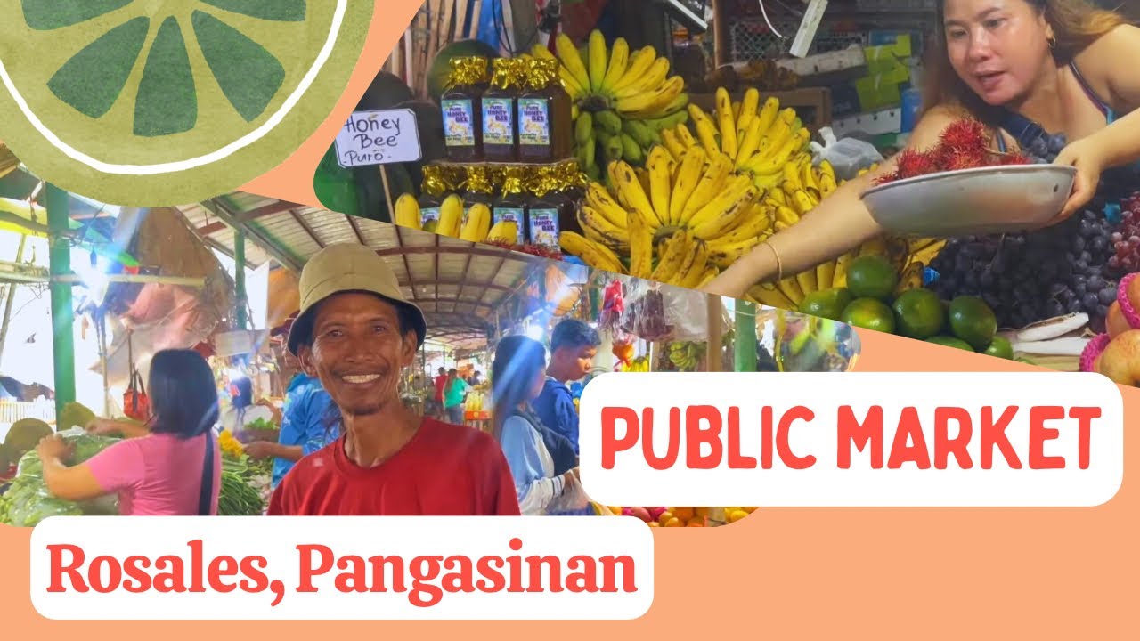 PALENGKE “MARKET” TOUR IN ROSALES PANGASINAN | PHILIPPINES 2024