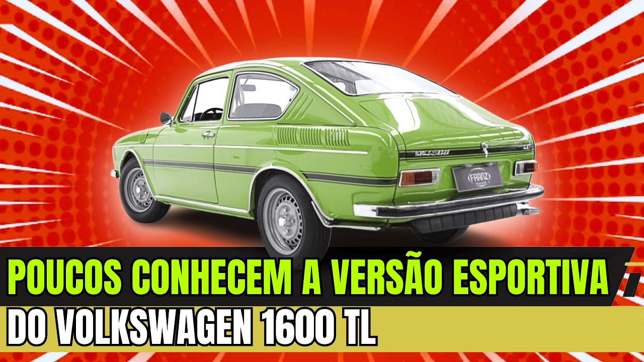 A história do VW TL Sport O fastback esportivo que marcou os anos 70