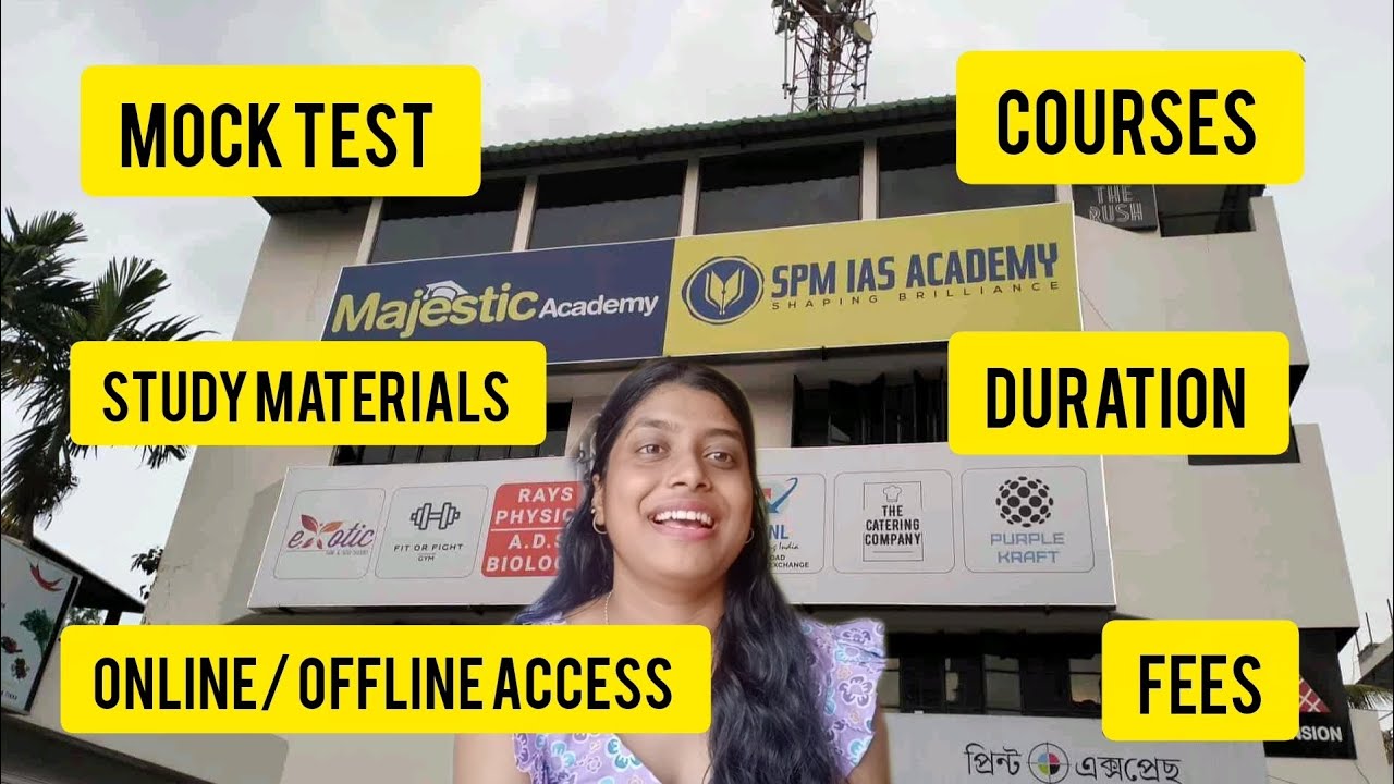 SPM IAS ACADEMY | Majestic Academy| কি কি course provide কৰে SPM IAS ACADEMY🤔?  Fees?