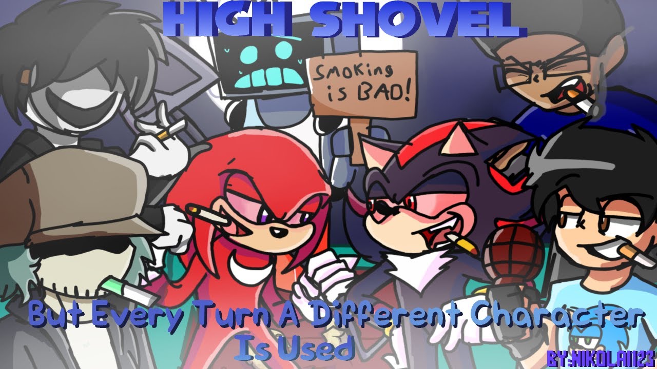 FNF: Tails Gets Trolled - High Shovel But Every Turn a Different Character Is Used
