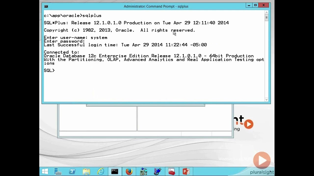 02 06 Oracle Database 12c Fundamentals  Demo Background Processes