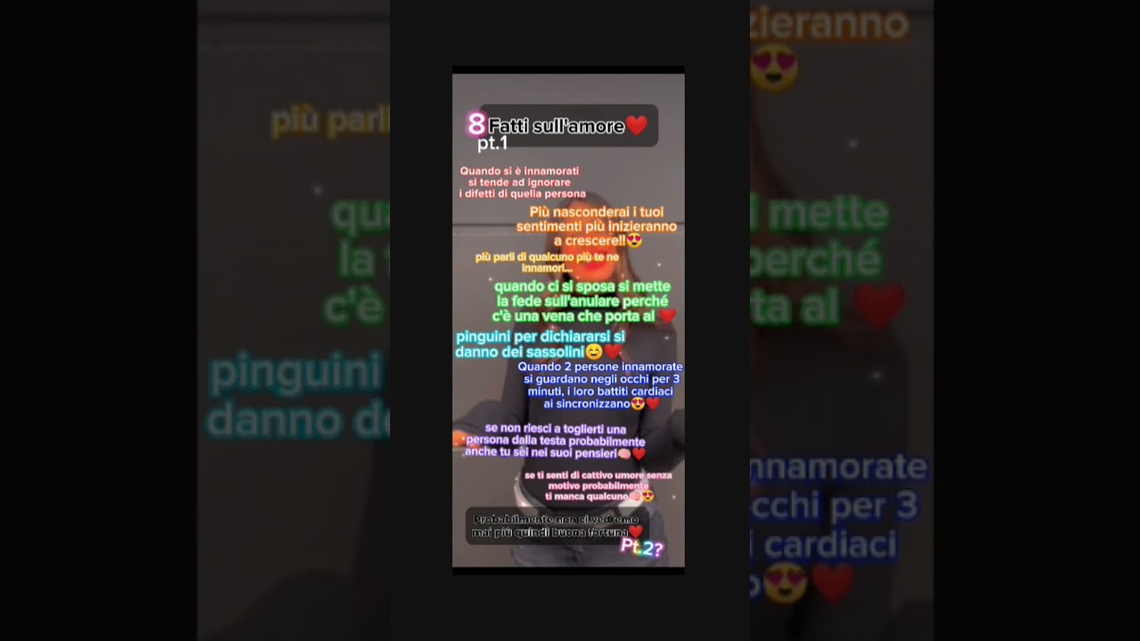 8 fatti sull'amore❤️ che forse non sapevi #love #gimmycute