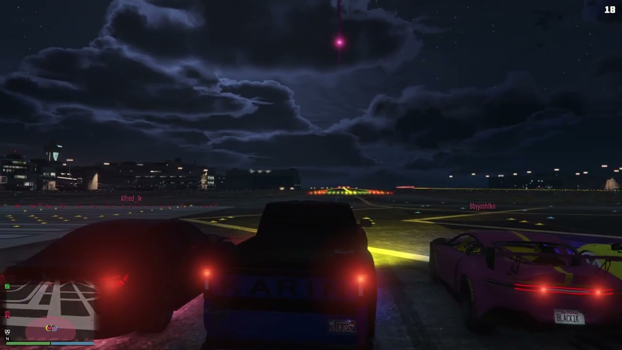 Grand Theft Auto V drag racing 1k