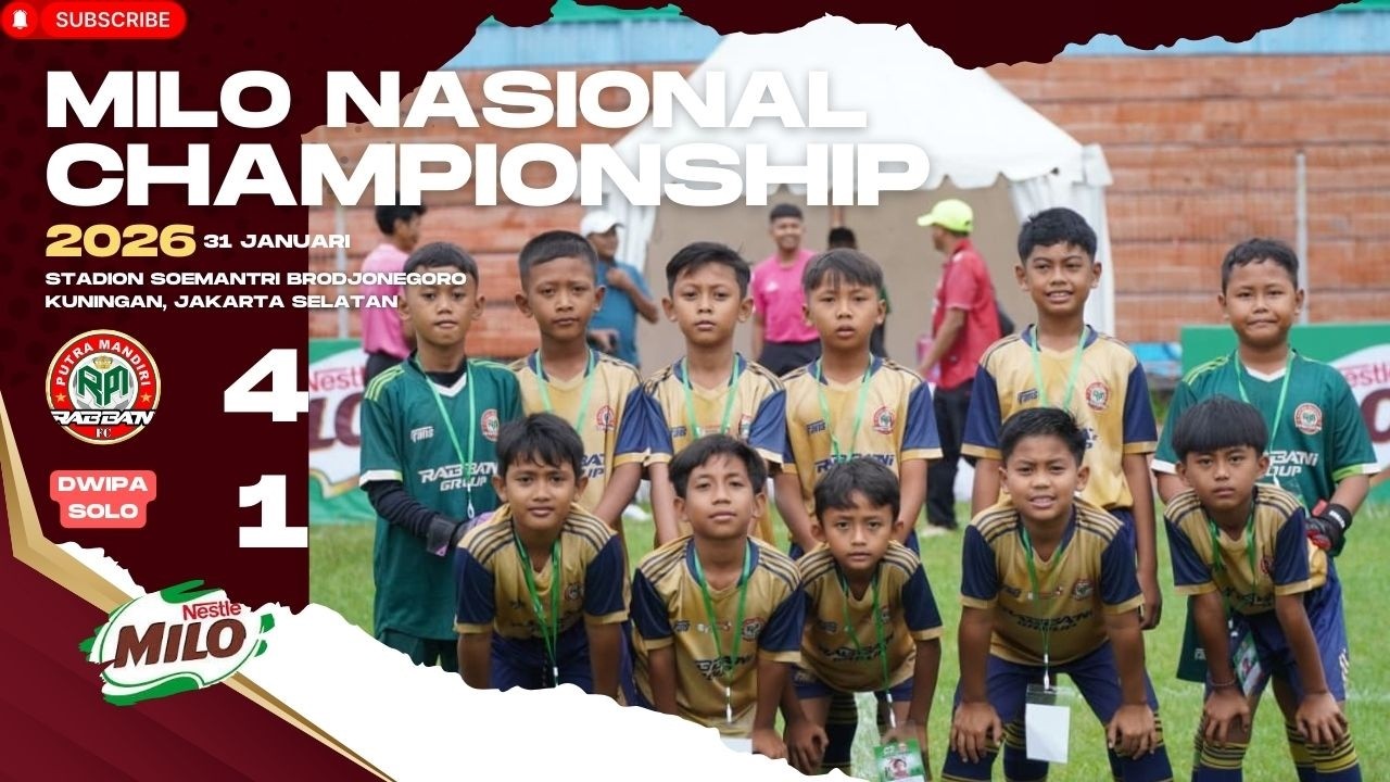 Milo Nasional Championship 2026 U10 : RABBANI VS DWIPA SOLO | 1 Februari 2026