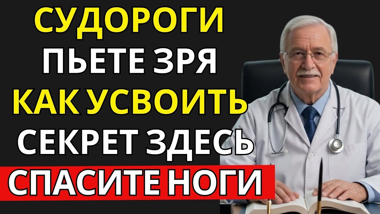 ВРАЧ ОБЪЯСНЯЕТ: Почему магний не работает после 60 — 8 ошибок, из-за которых судороги и тревога