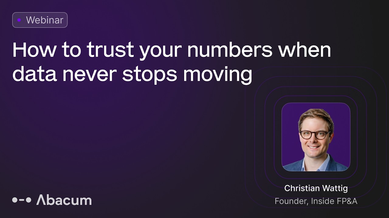 How to trust your numbers when data never stops moving