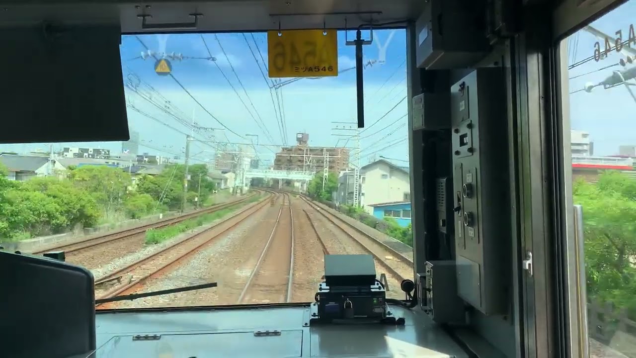 [前面展望]JR中央・総武線（各駅停車）西船橋駅から船橋駅