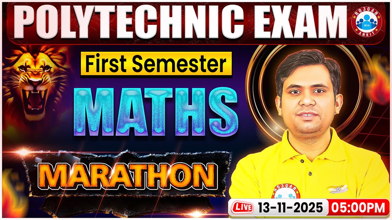 Polytechnic 1st Semester Math One Shot | 1st Semester Maths Questions | BTEUP Maths 1st semester