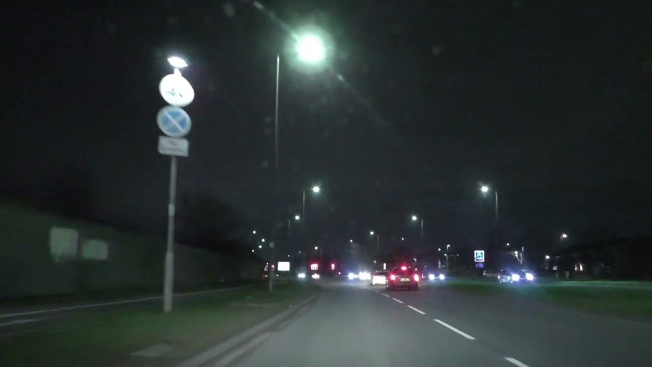 Night Drive On Walton Vale, Longmoor Lane & Valley Road, Liverpool, England 25th February 2026
