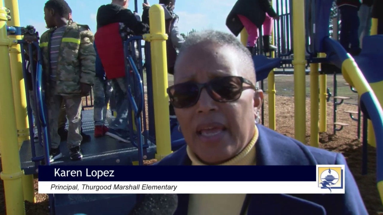 New Playgrounds for Thurgood Marshall Elementary School