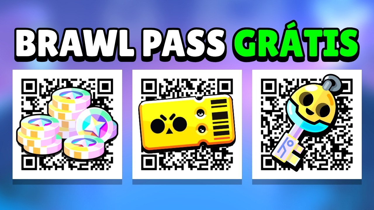 NOVOS QR CODE DE BRAWL PASS, SORTEIOS STARR E SKINS NO BRAWL STARS